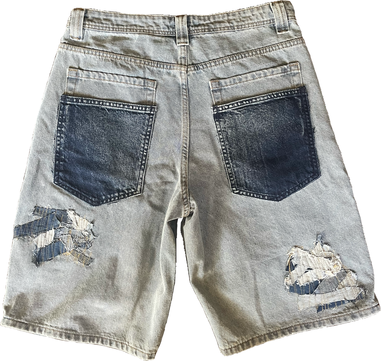 Y2K Grunge Star Jorts